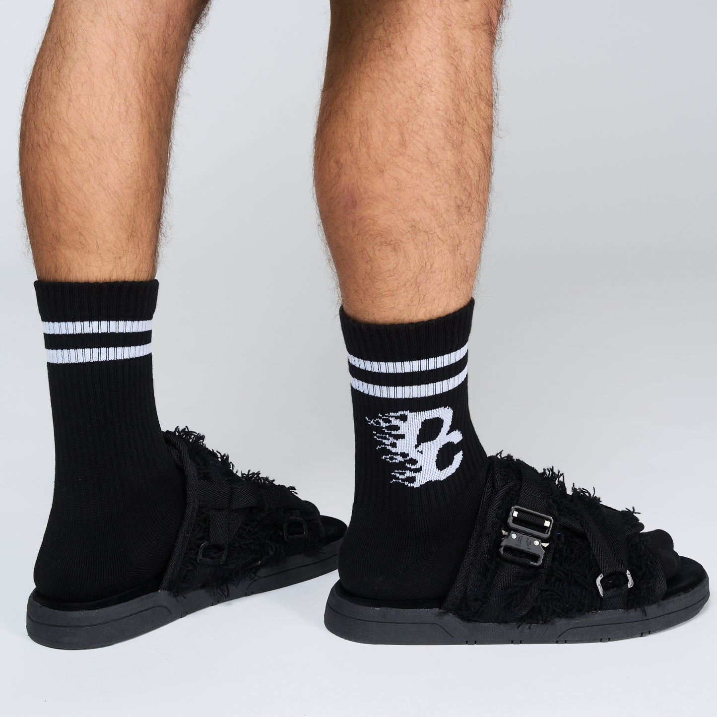 DC Flame Socks - Black