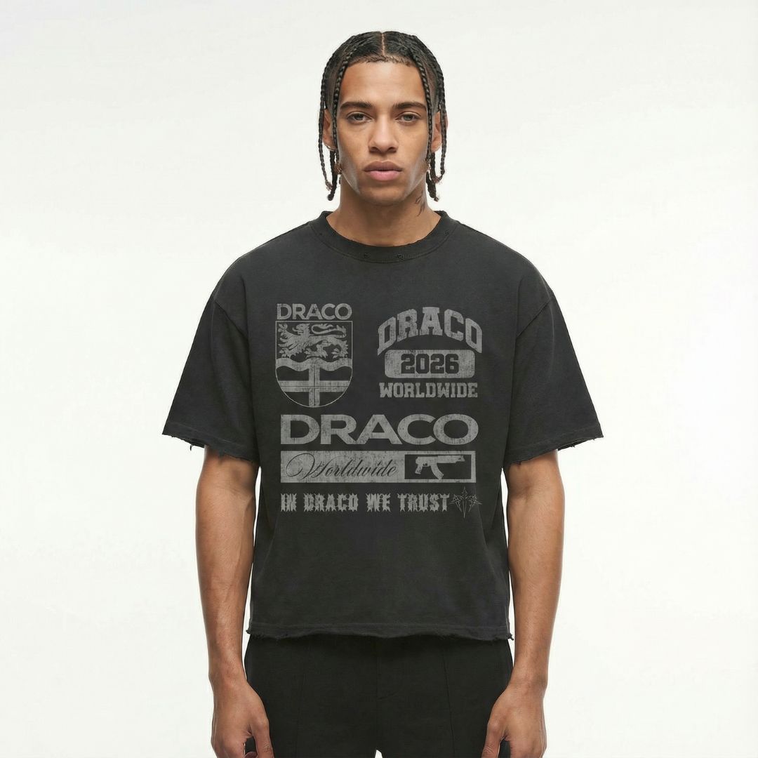 Draco Baggy T-Shirt - Black