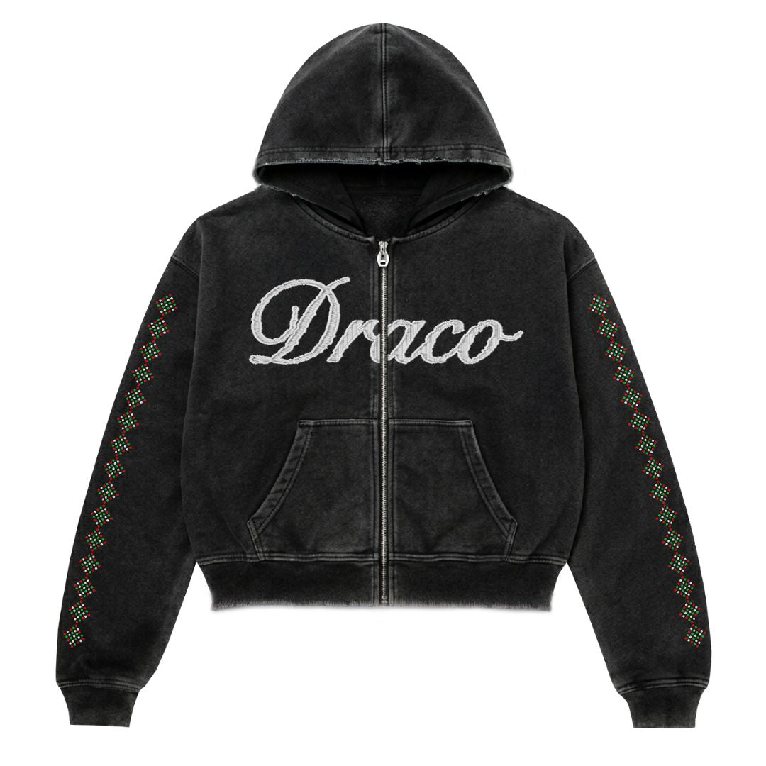 Crystal Draco Zip Up