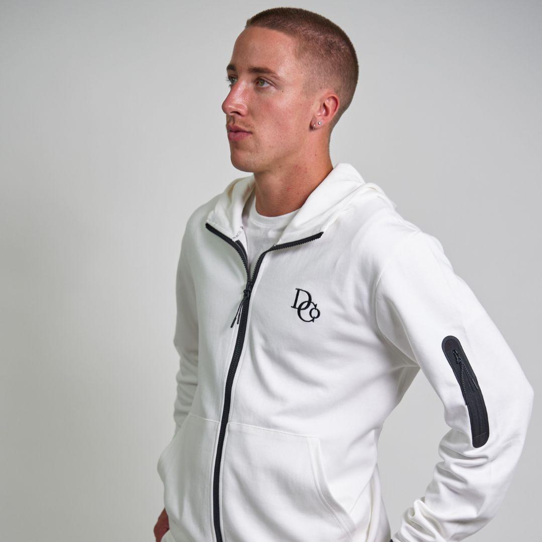 Draco Tech Track Jacket - White