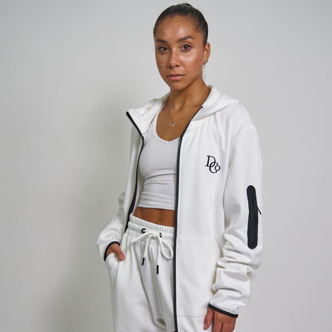 Draco Tech Trackpants - White