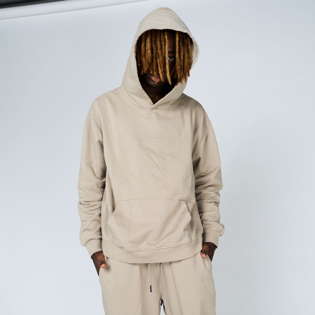Draco Essential Hoodie - Beige