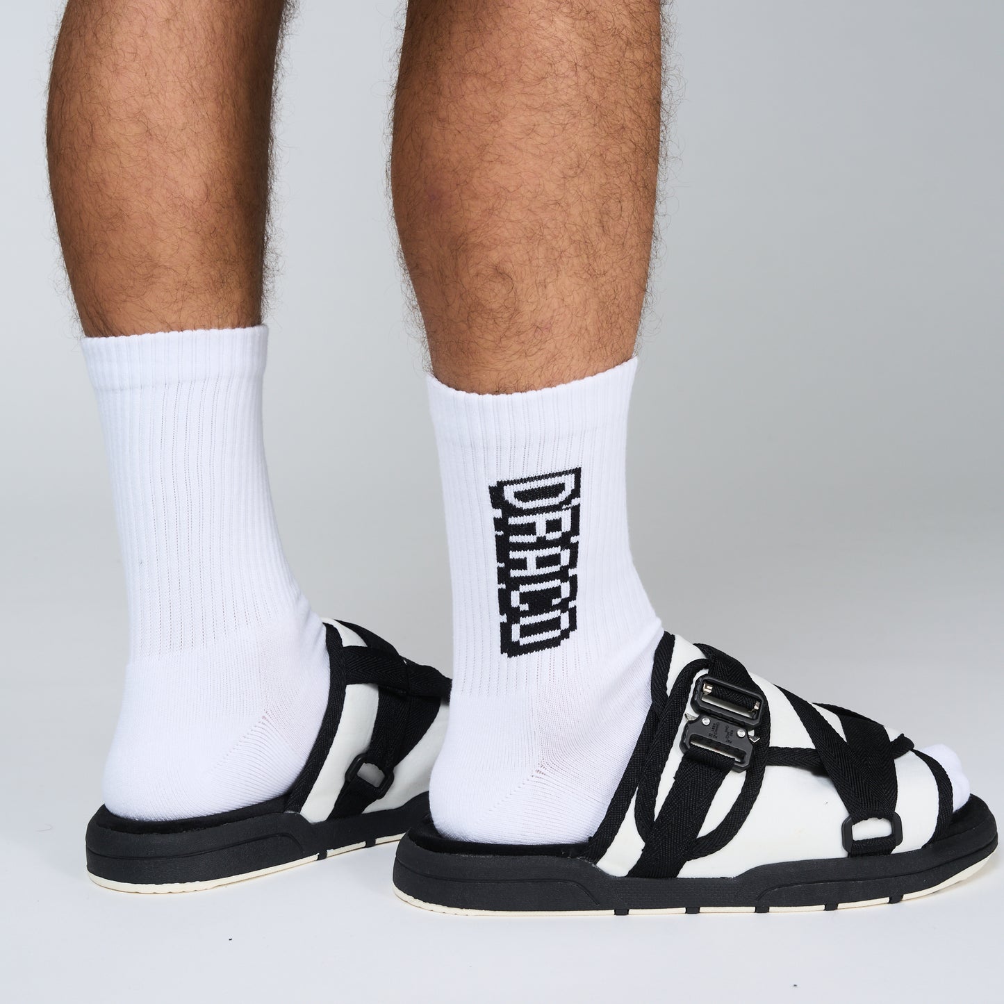 Draco Minecraft Socks - White