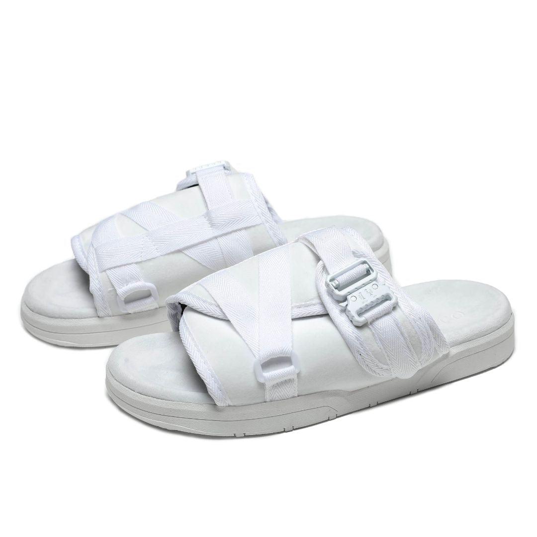 DracoSlides Comfortable Luxurious Slides For Men & Women White