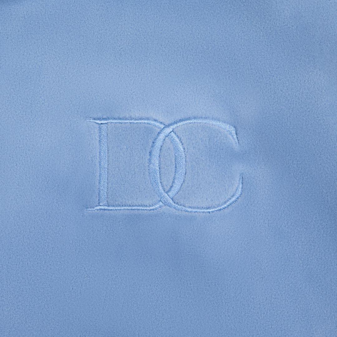 Draco Velour Tracksuit - Sky Blue