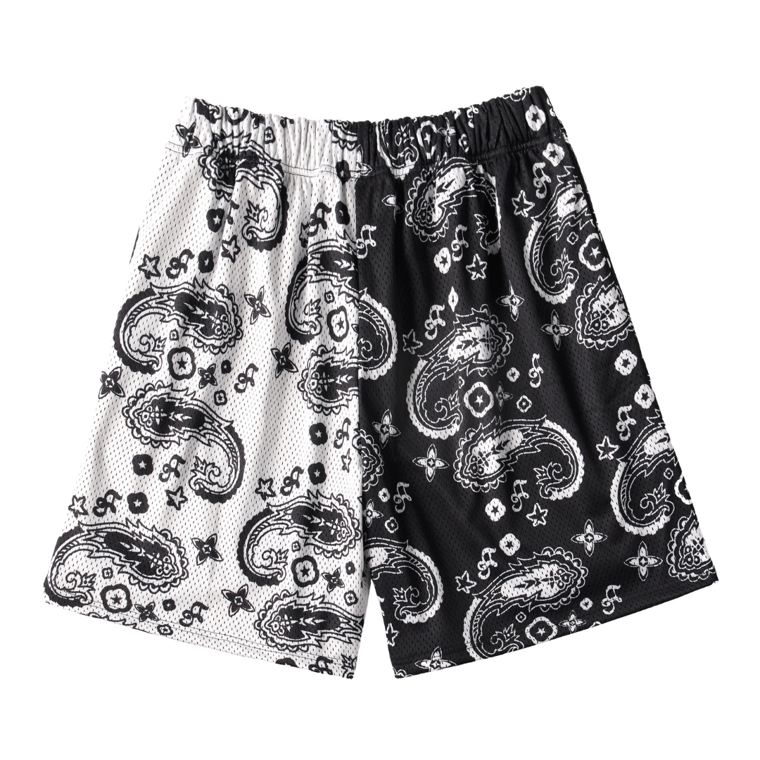 Bandanna Split Shorts