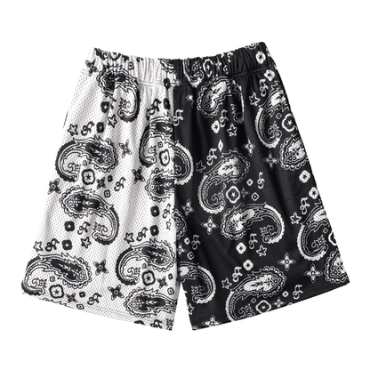 Bandanna Split Shorts