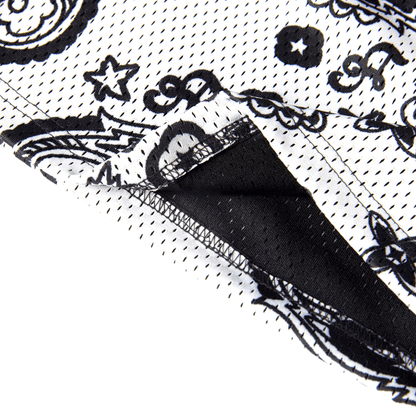 Bandanna Split Shorts