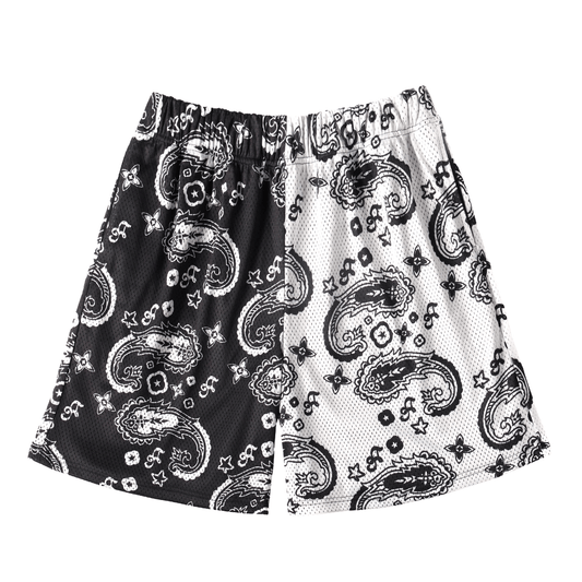 Bandanna Split Shorts