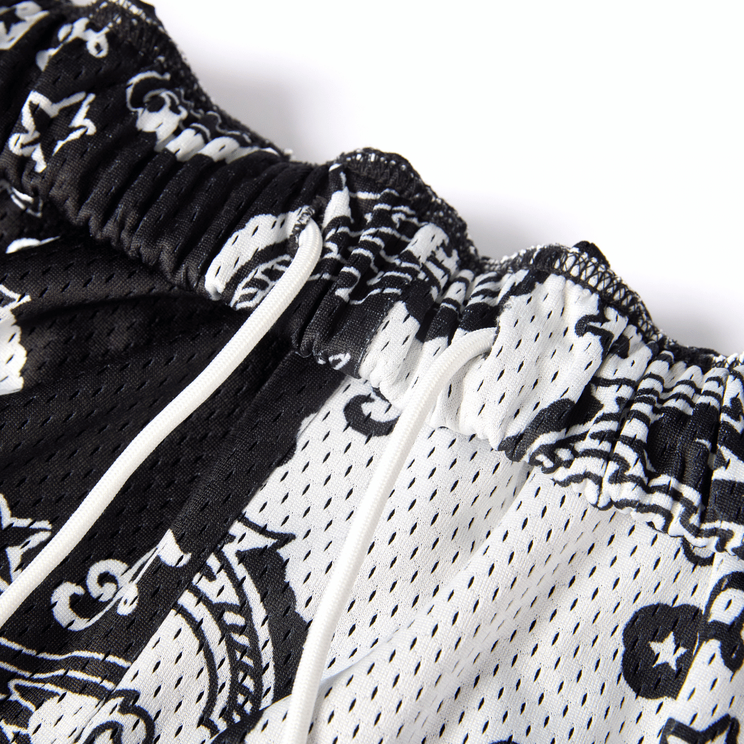Bandanna Split Shorts