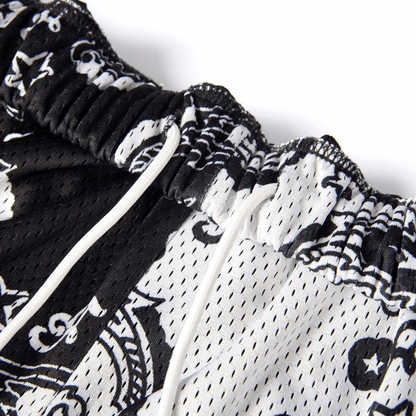 Bandanna Split Shorts