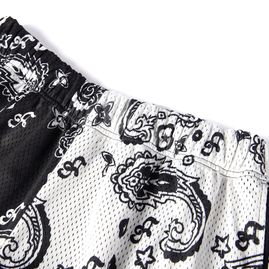 Bandanna Split Shorts