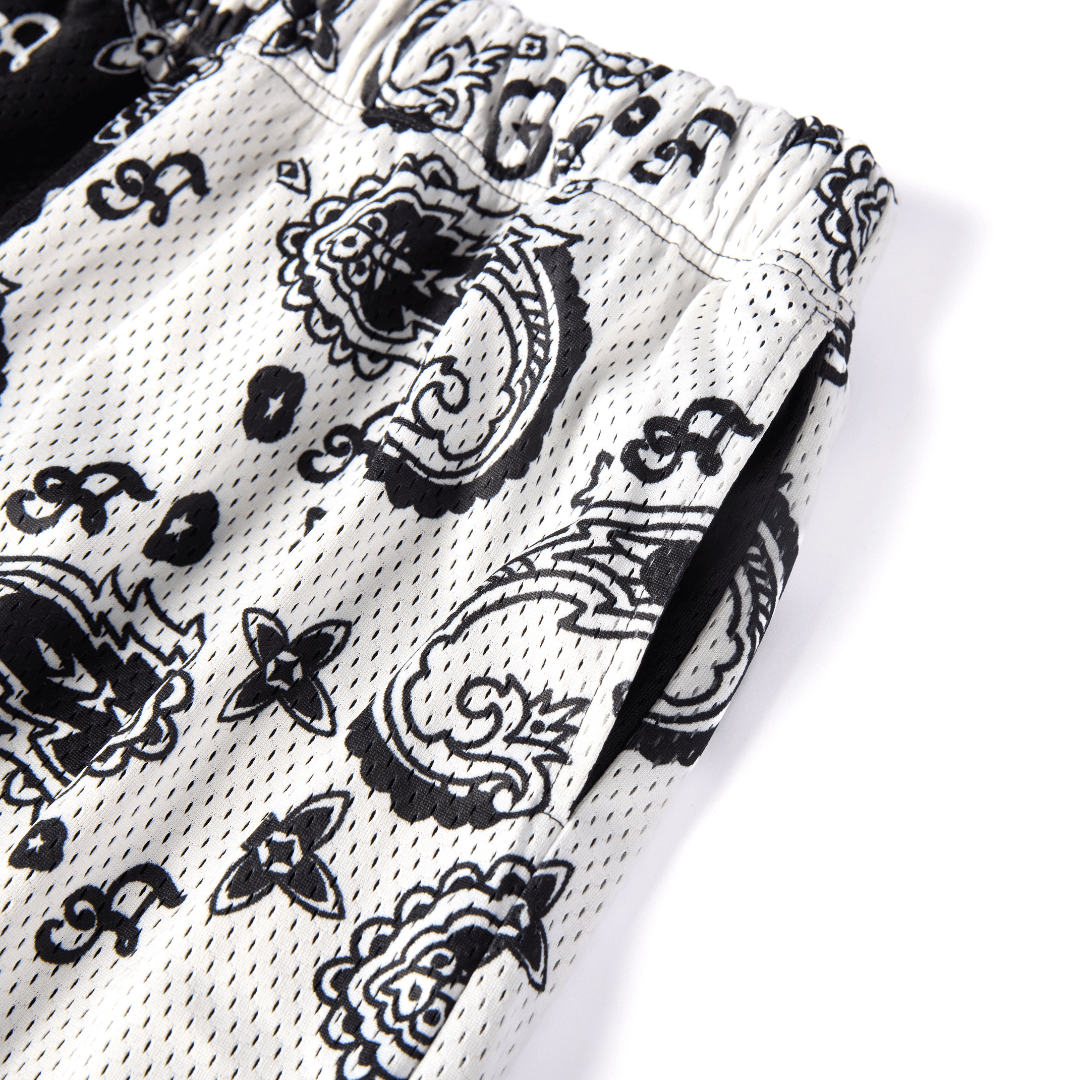 Bandanna Split Shorts