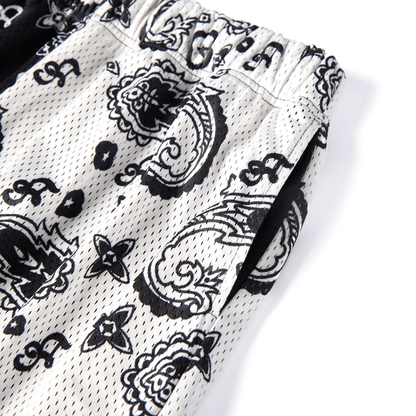 Bandanna Split Shorts