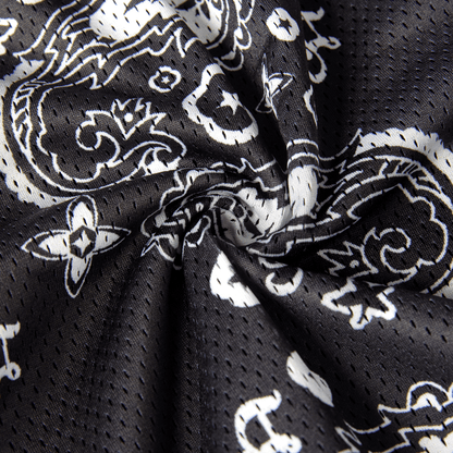 Black Monogram Shorts