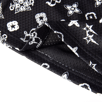 Black Monogram Shorts