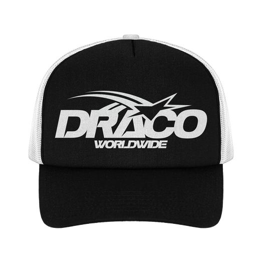 Draco Worldwide Trucker SnapBack - Black