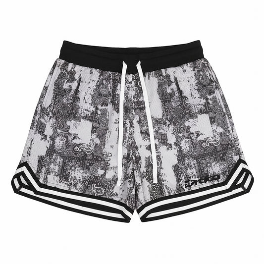Faded Bandanna Shorts