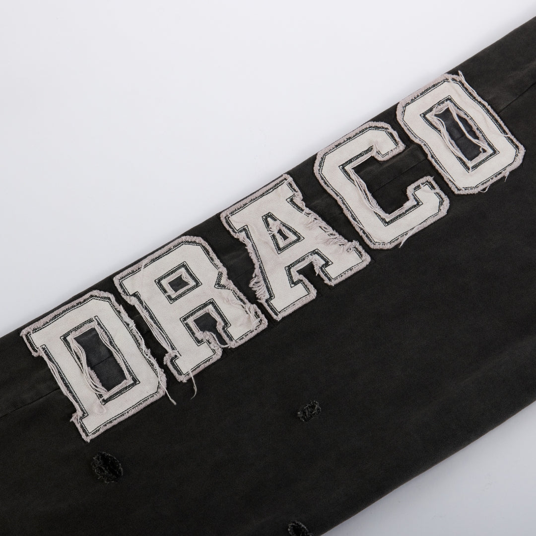 Draco Black Distressed Pants
