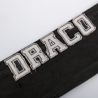 Draco Black Distressed Pants
