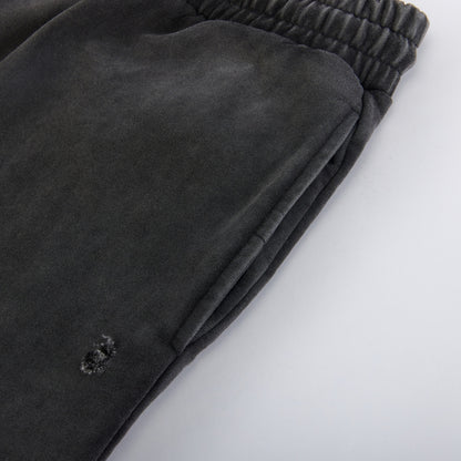 Draco Black Distressed Pants