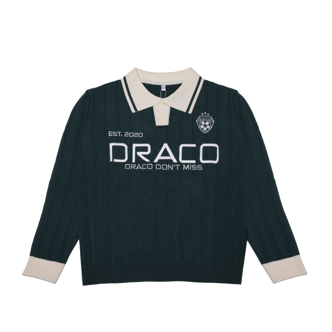 Draco Don't Miss Knitted Sweater - Green