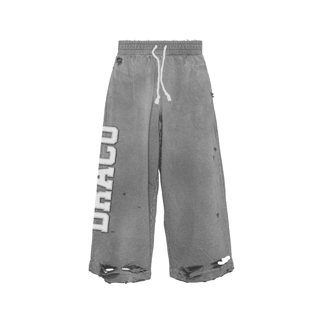 Draco Grey Distressed Pants