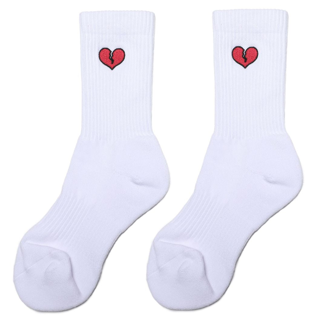 Draco Heartbreak Socks - White