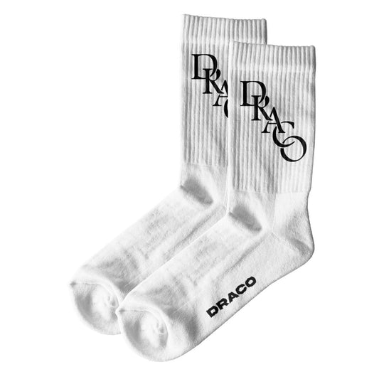 Draco Lean Socks - White