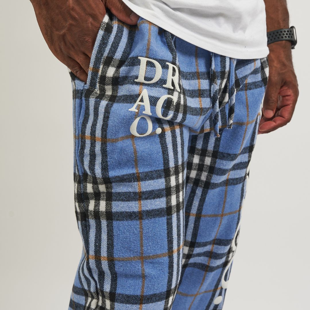Draco Pajamas - Blue Plaid