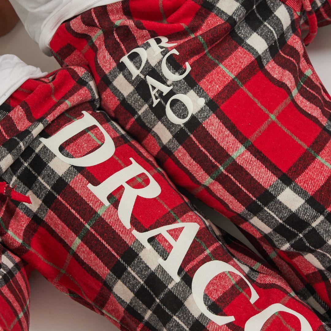 Drake Pyjamas Draco Pajamas - Red Plaid – Dracoslides