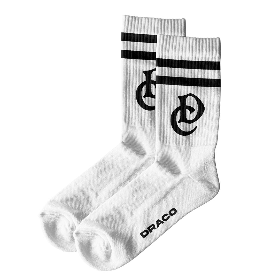 DC Retro Socks - White