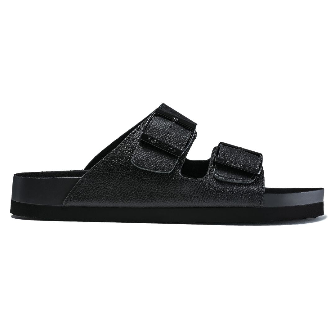 Unisex Black Draco Sandals Birkenstock Arizona Vibes with Modern Flair ...