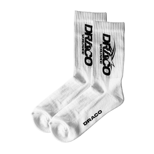 Draco Worldwide Socks - White