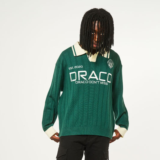 Draco Don't Miss Knitted Sweater - Green