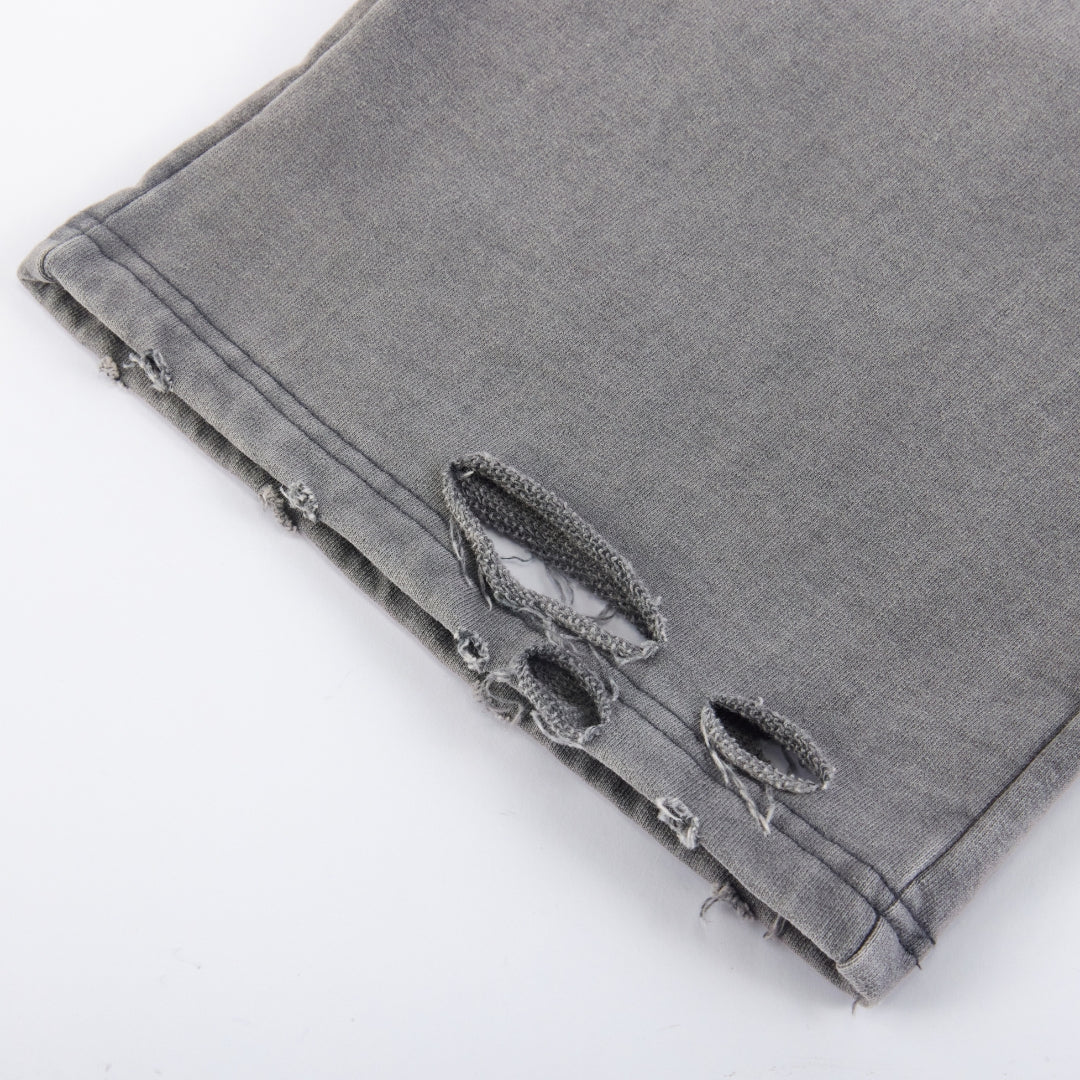 Draco Grey Distressed Pants