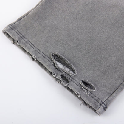 Draco Grey Distressed Pants