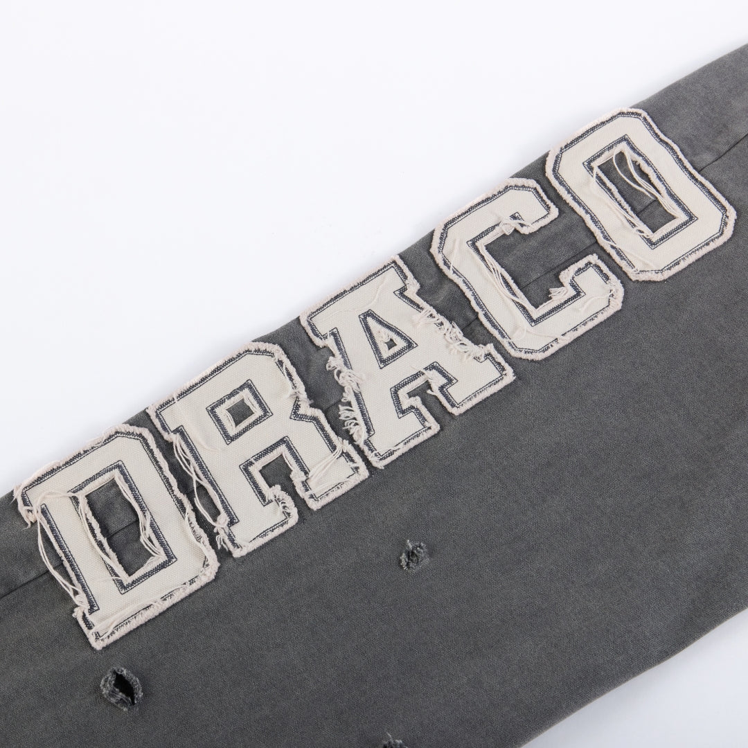 Draco Grey Distressed Pants