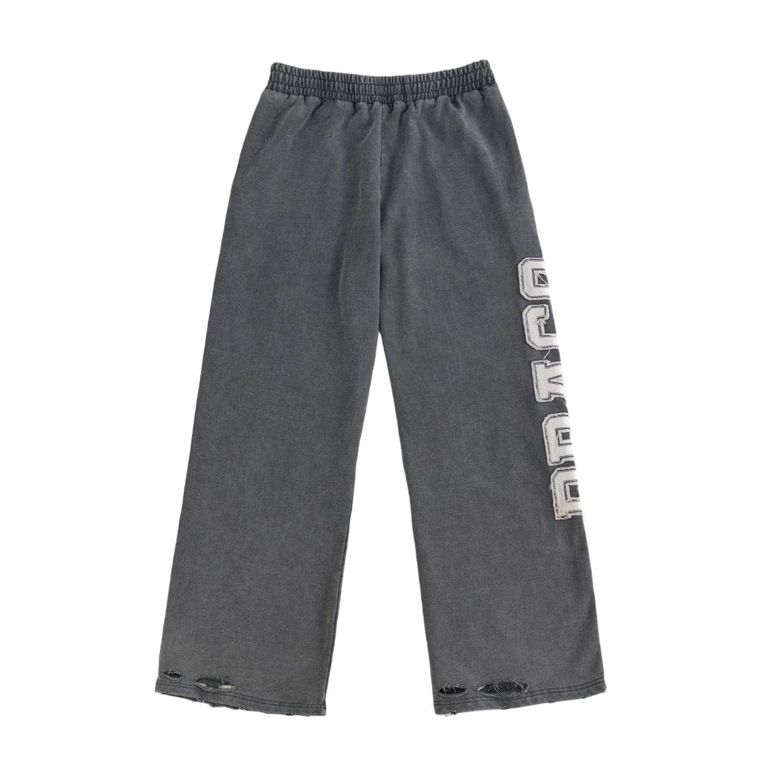 Draco Grey Distressed Pants
