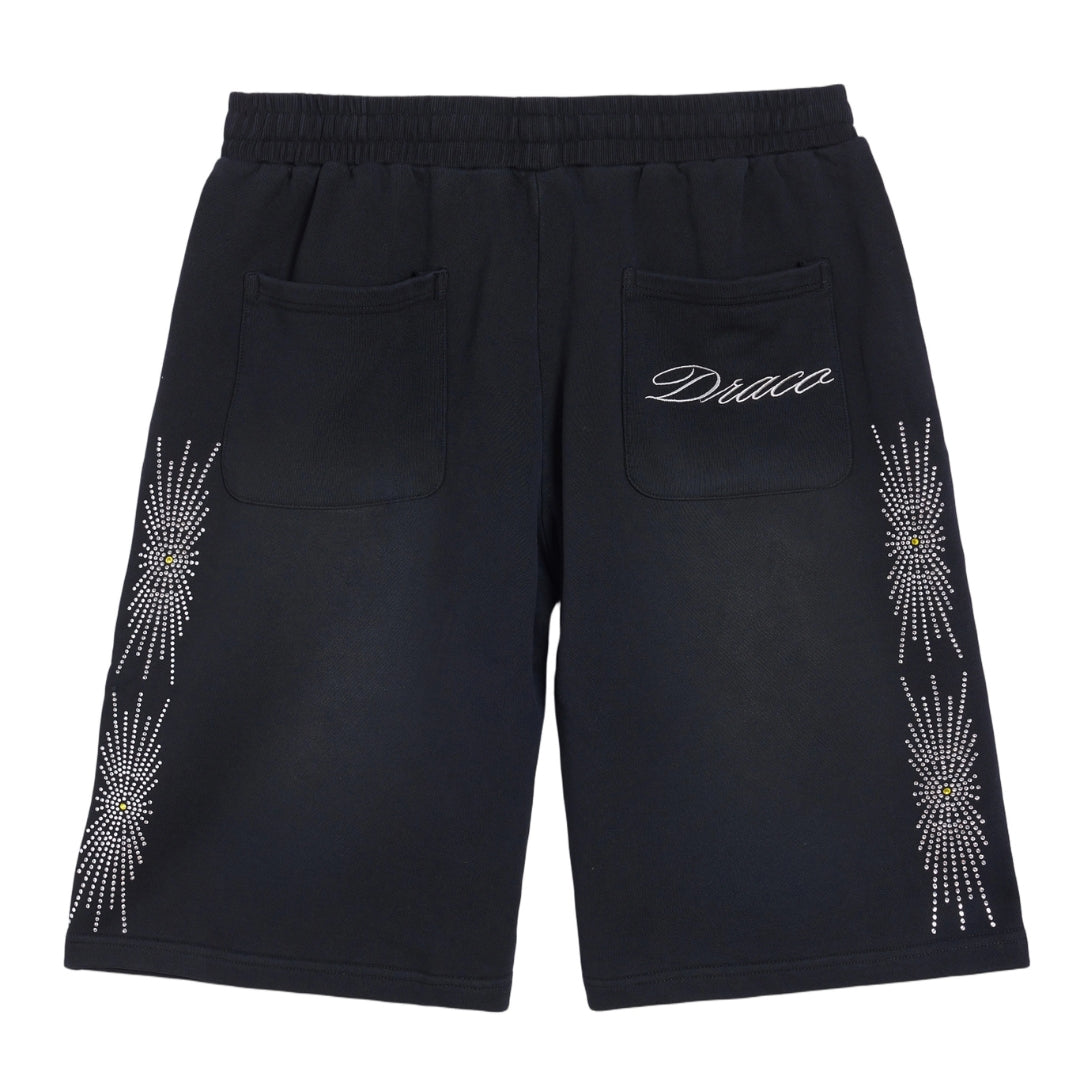 Draco Rhinestone Sweat Shorts