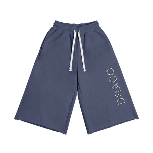 DC Studded Wide-Leg Shorts