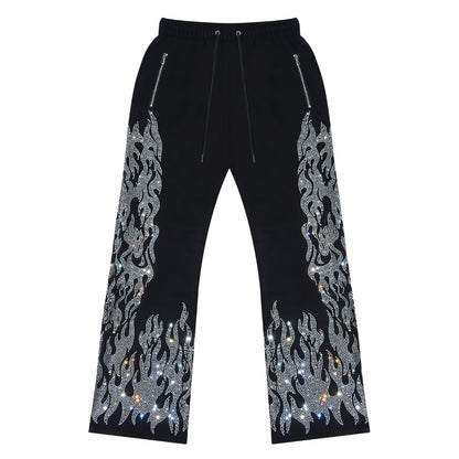Flame Rhinestone Sweatsuit