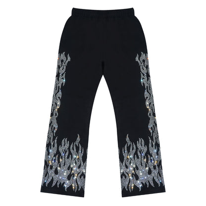 Flame Rhinestone Sweatsuit
