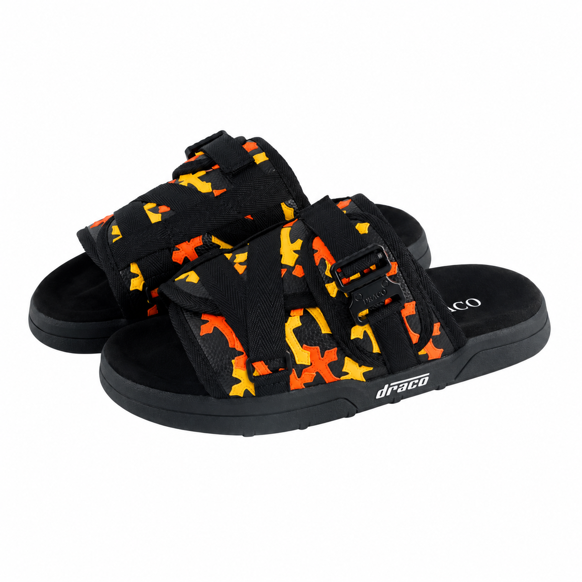 Orange Cross Patch Dracoslides