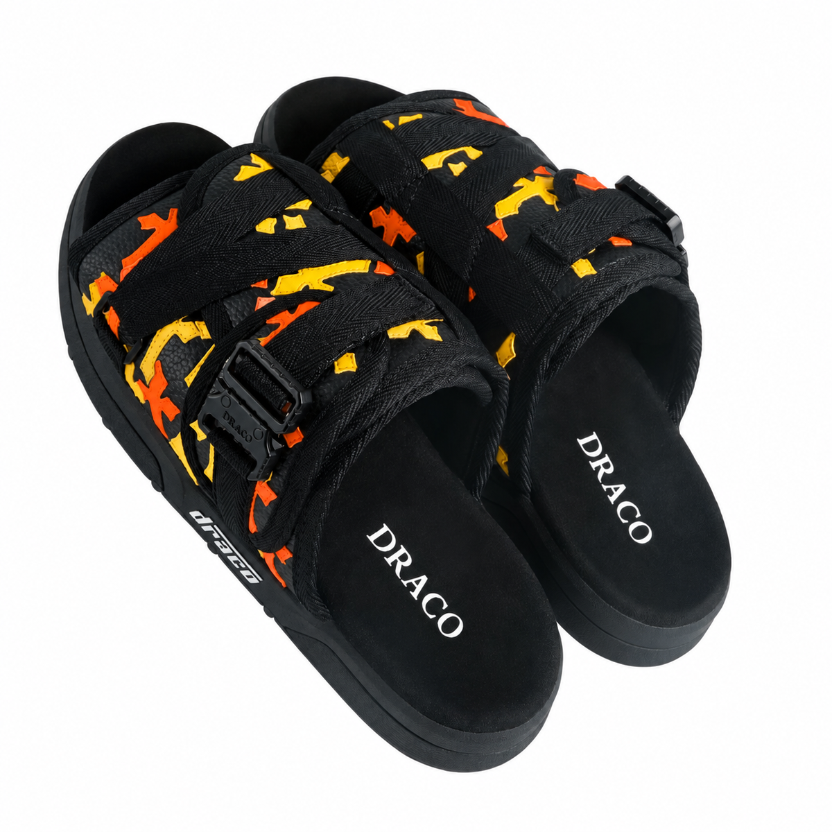 Orange Cross Patch Dracoslides