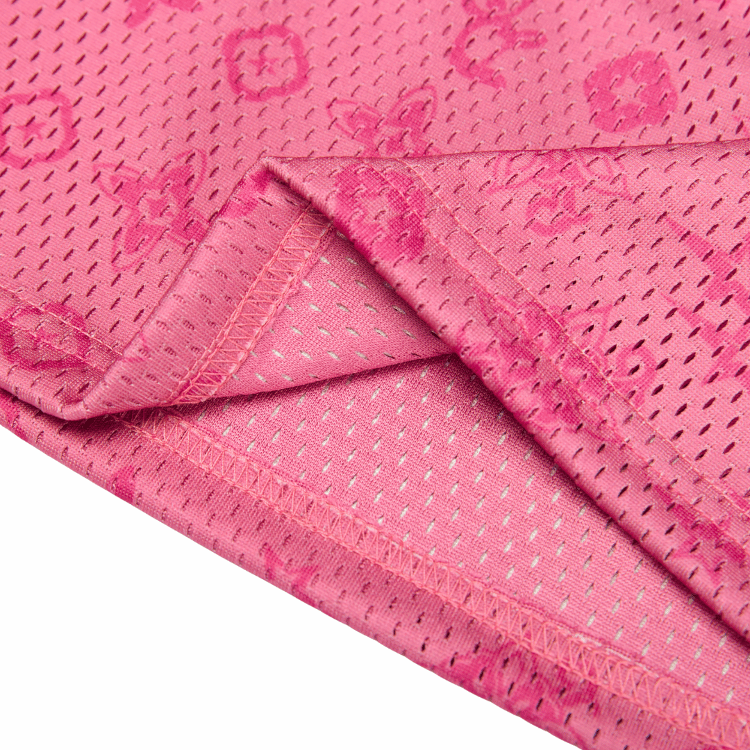 Pink Monogram Shorts