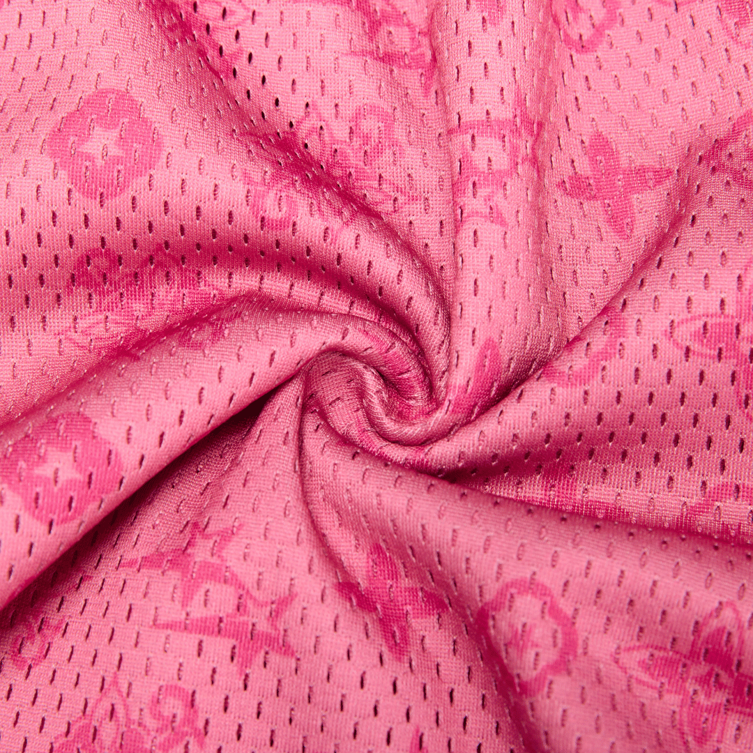 Pink Monogram Shorts