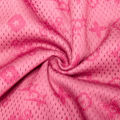 Pink Monogram Shorts