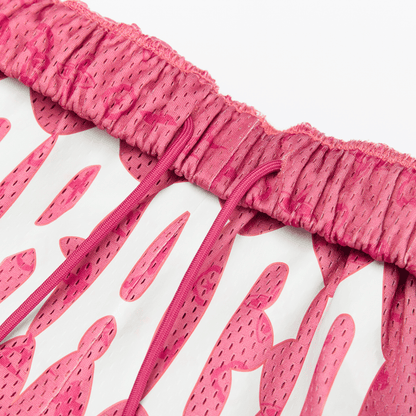 Pink Monogram Shorts