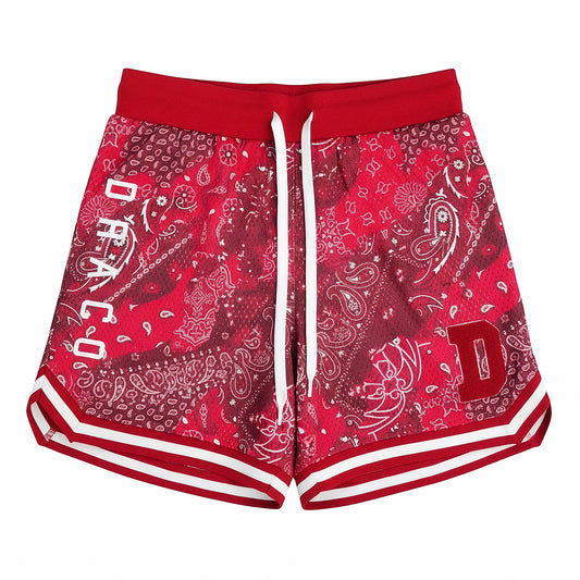 Red Bandanna Shorts
